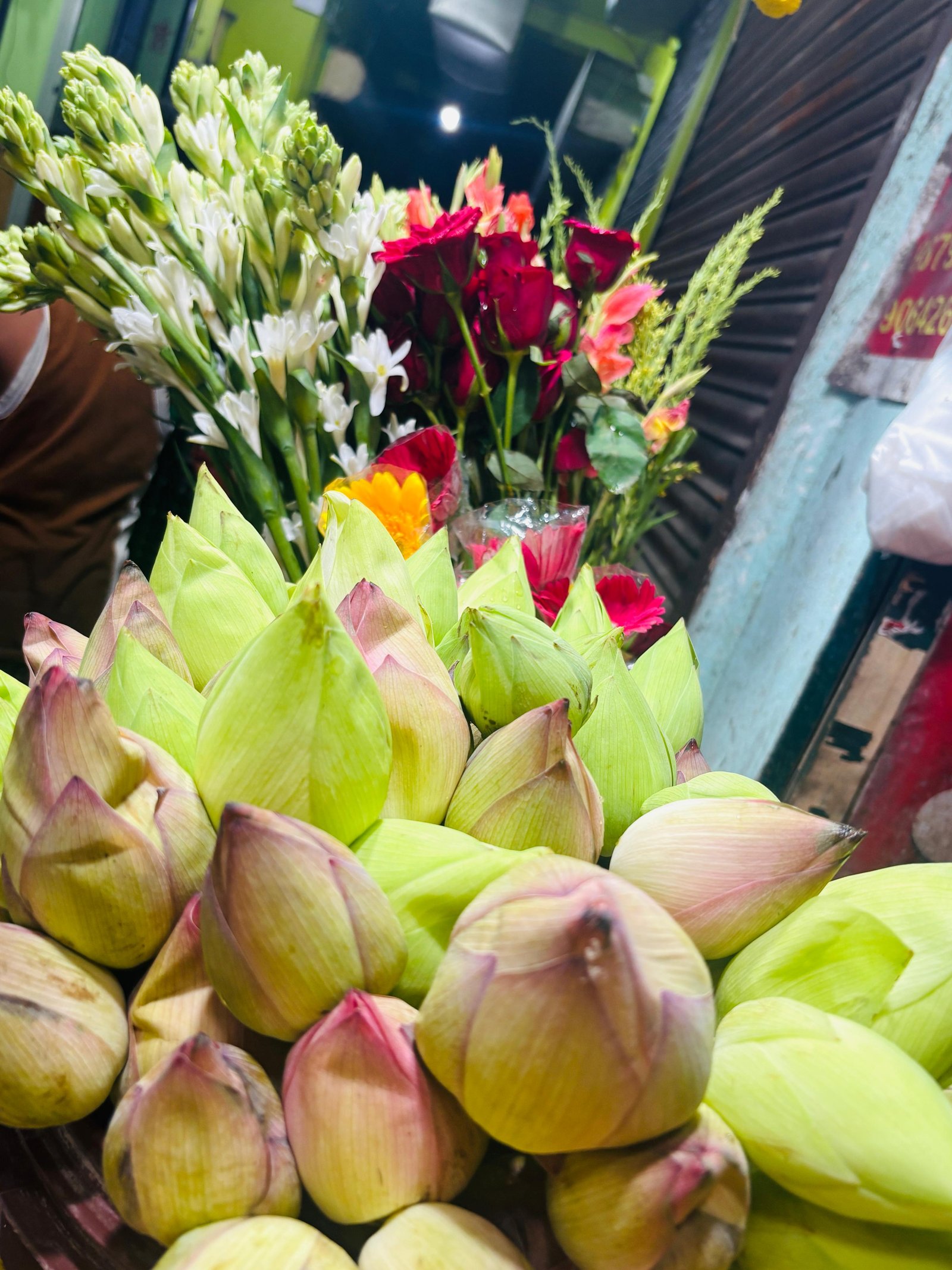 Fresh flower collection and bouquets